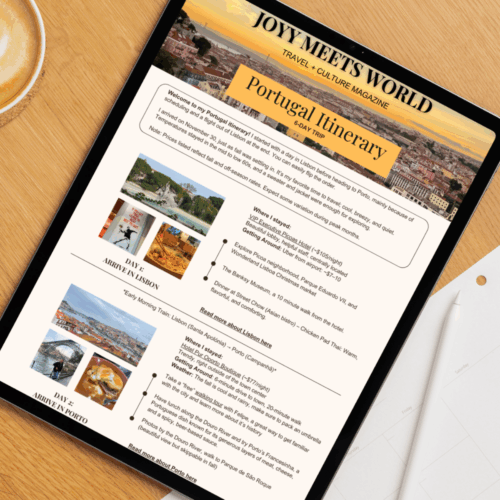 Portugal Itinerary