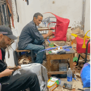 Artisans Making Leather Goods, , Photo Credit: Joy Grant