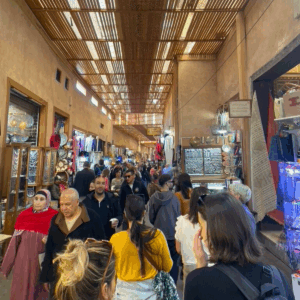 A Crowd of People Shopping in the Souks, , Photo Credit: Joy Grant